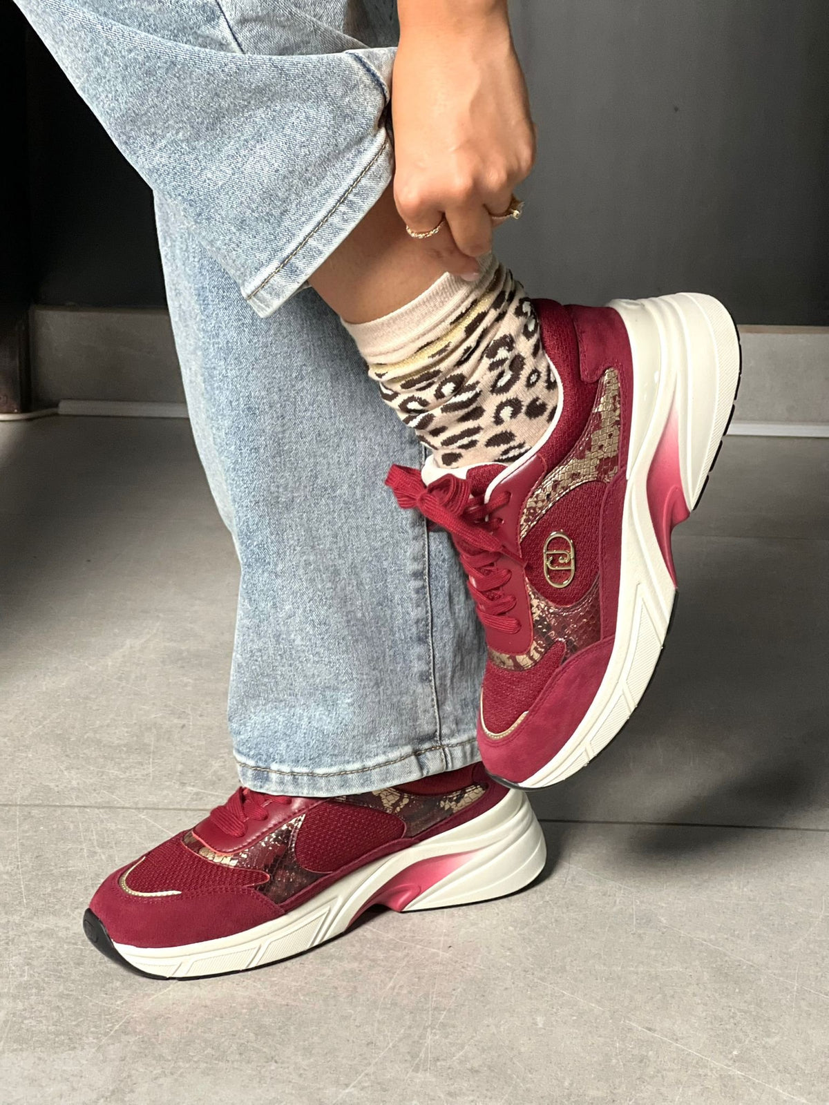BASKETS BORDEAUX/PYTHON