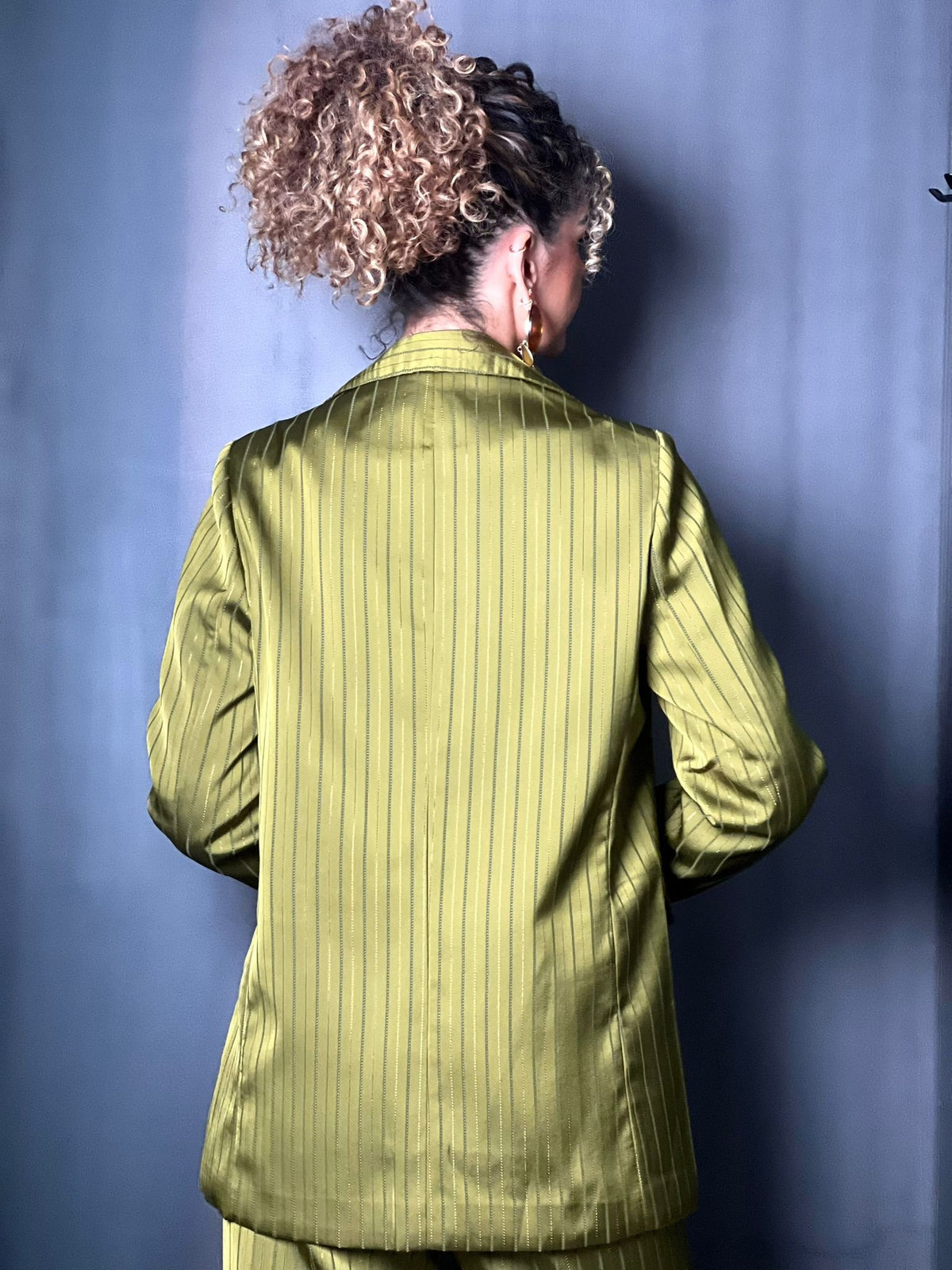 VESTE TAILLEUR VERTE