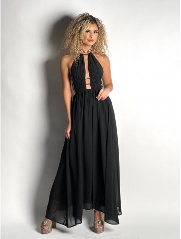 Longue robe noire Olivia