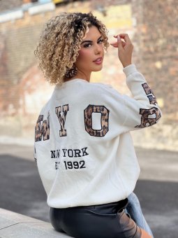 Pull beige WYO