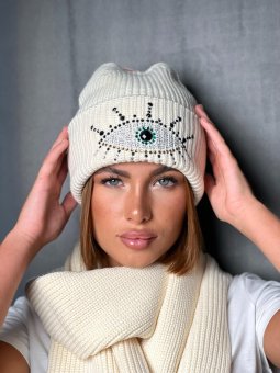 Bonnet beige KURT GEIGER...