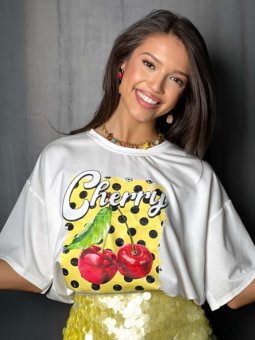 T-shirt cerise