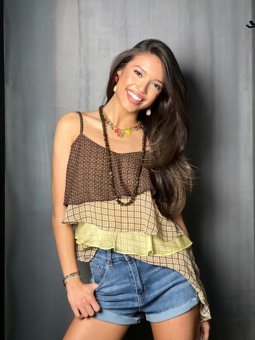 Short en jeans mini