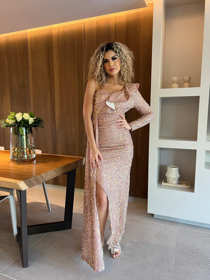 Robe de cérémonie à sequins LOUISA