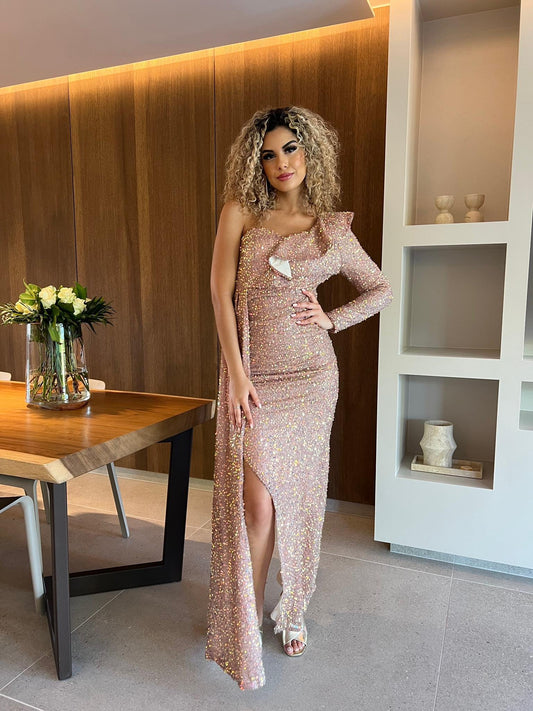 Robe de cérémonie à sequins LOUISA