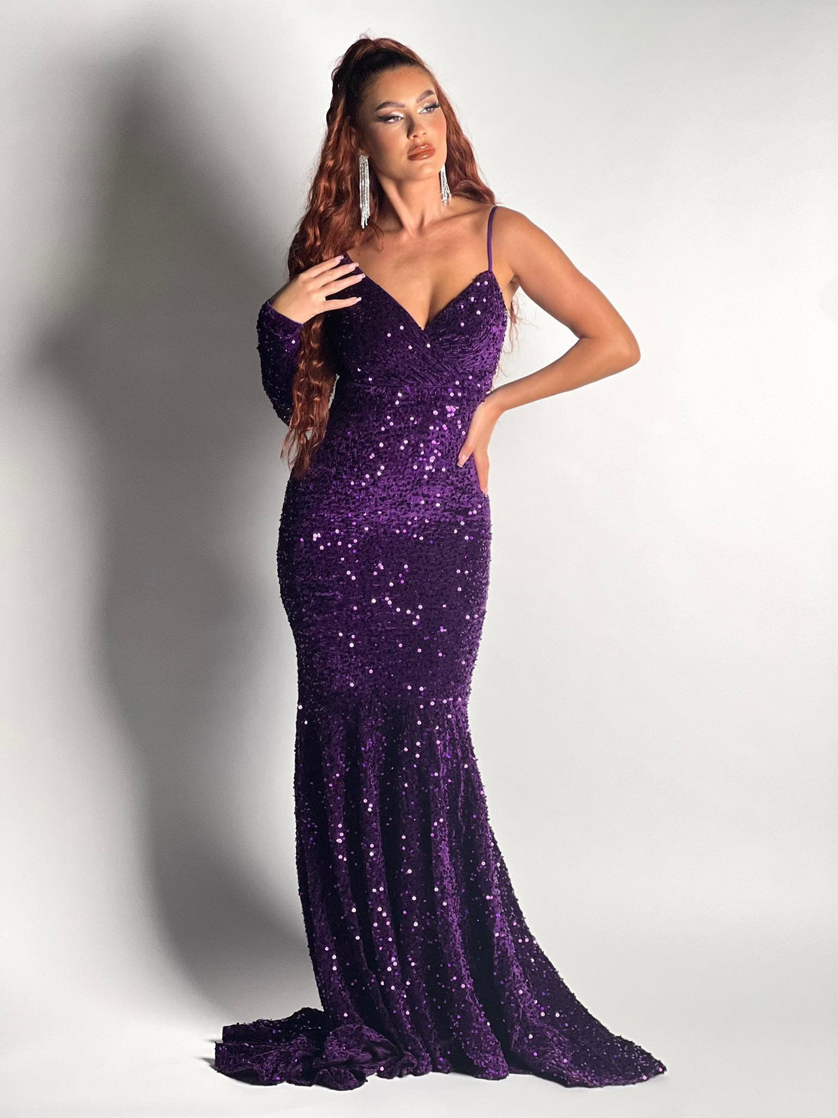 Robe de cérémonie mauve #103154
