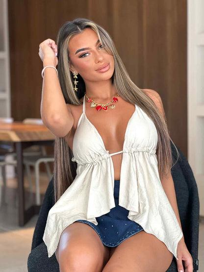 Blouse beige