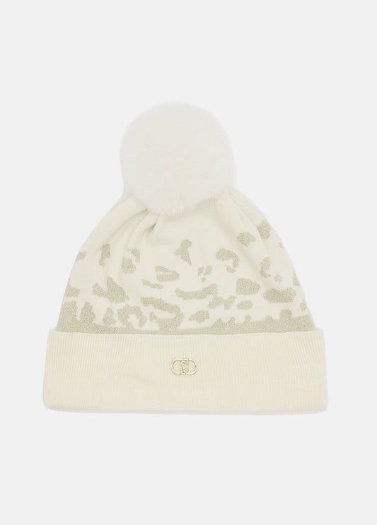 Bonnet leopard beige LIU JO