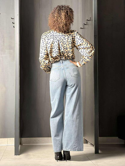 Jeans ballons clair
