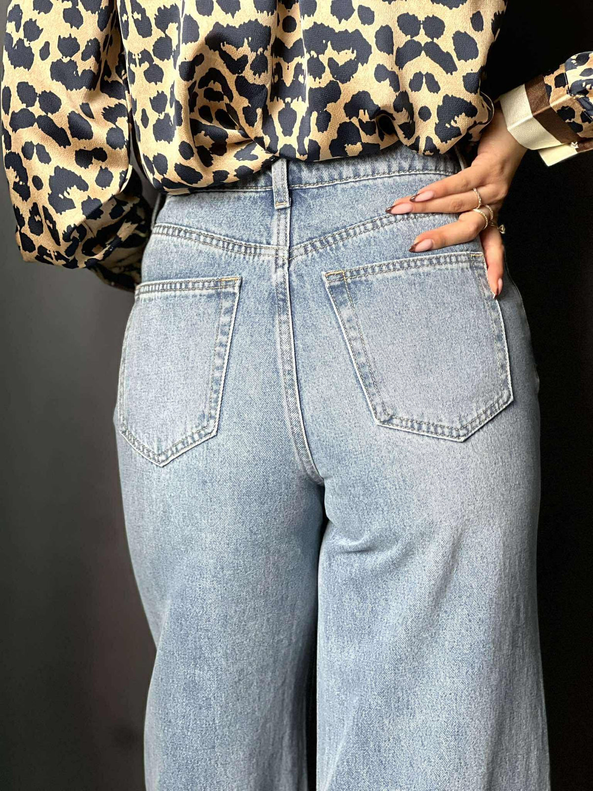 Jeans ballons clair