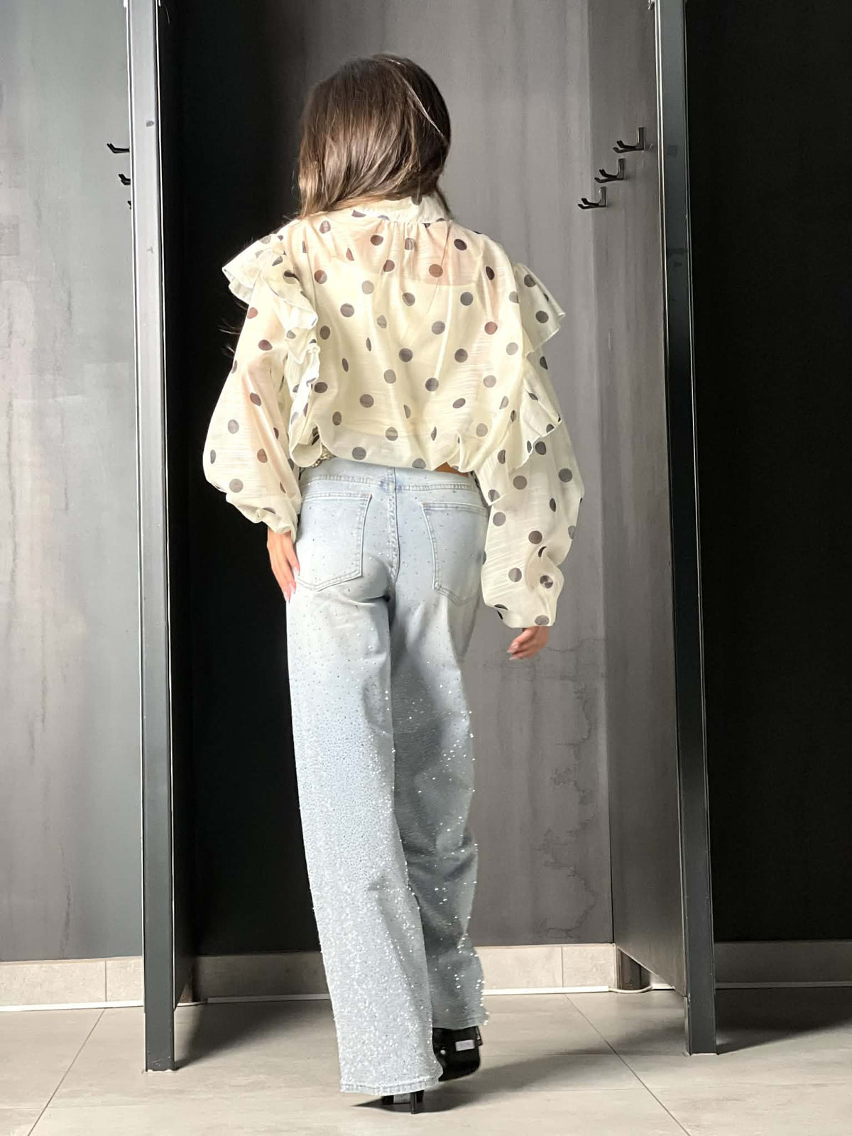 Jeans à strass