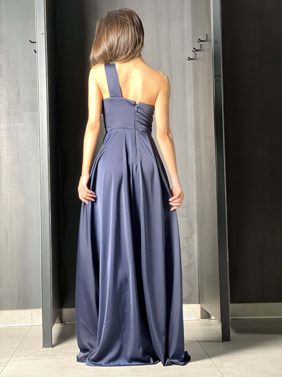 Robe de soirée bleu marine