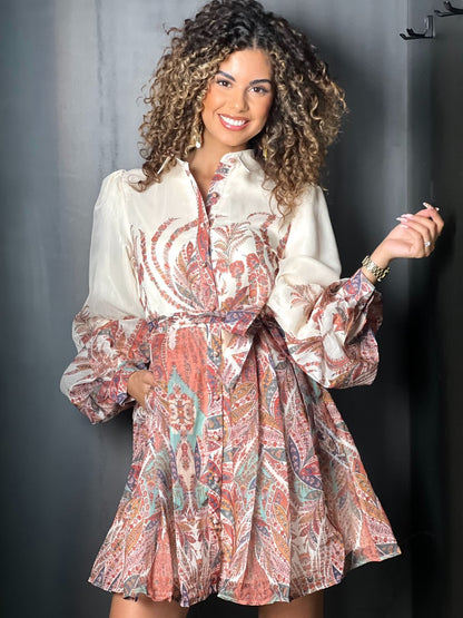 Robe à ramages