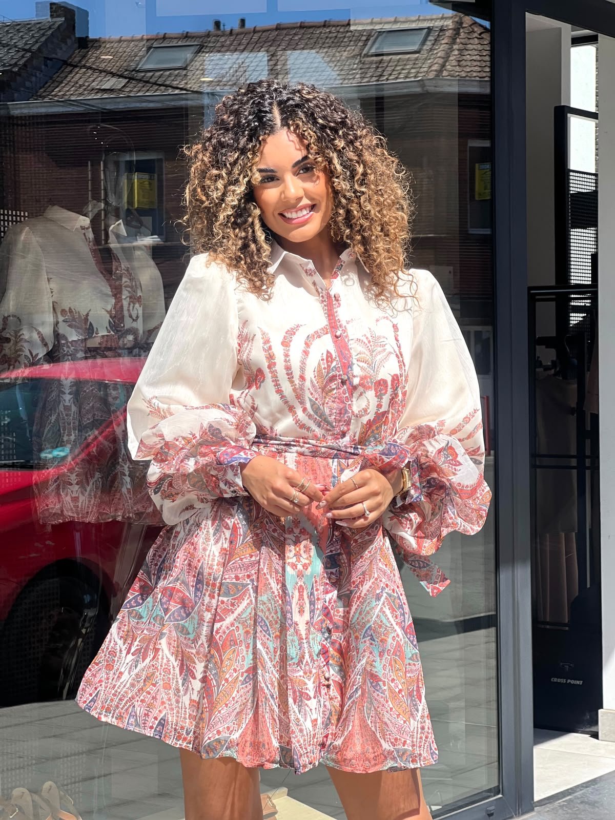 Robe à ramages