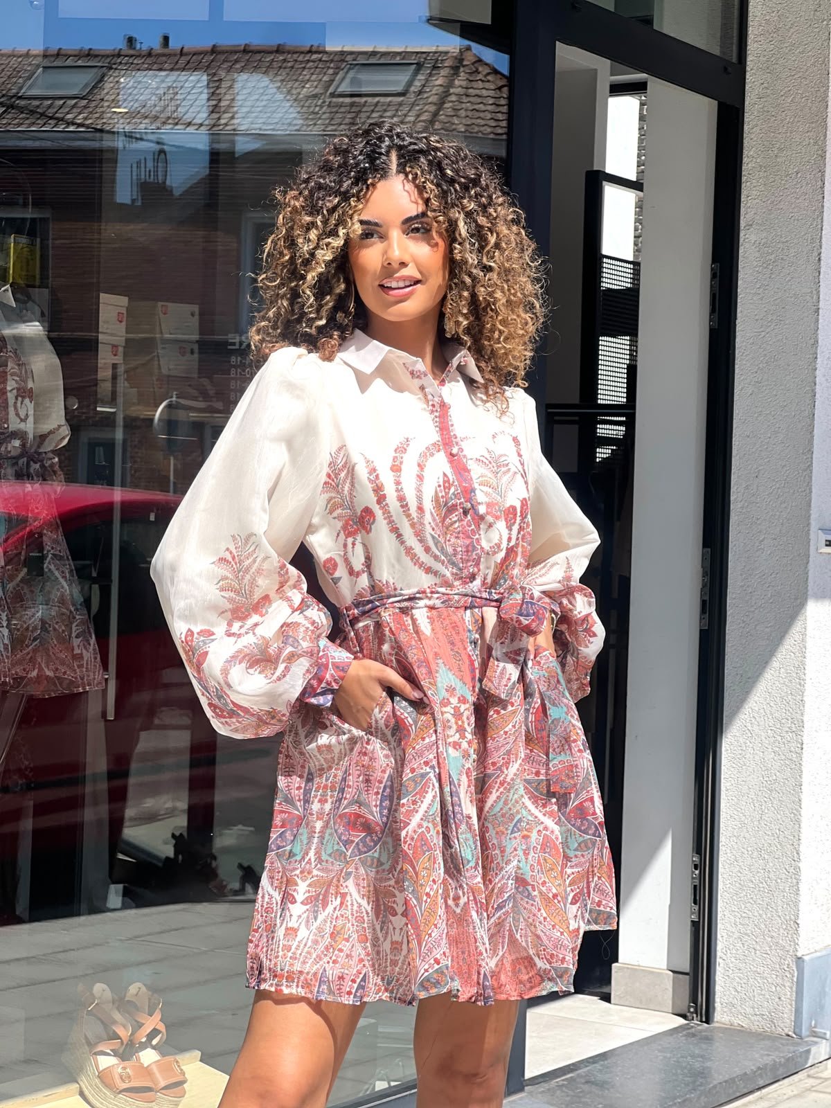 Robe à ramages