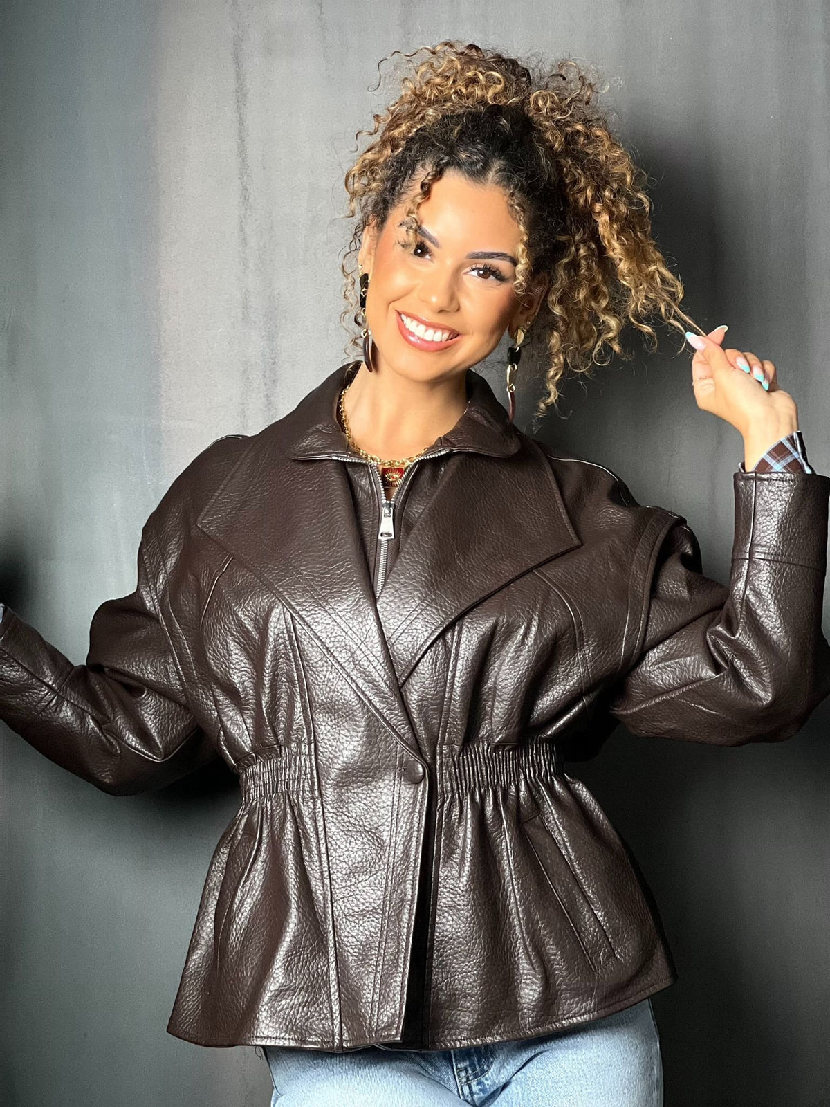 VESTE CAMILLE CHOCO