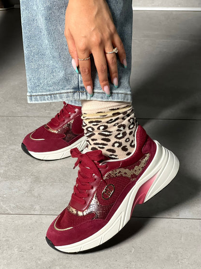 BASKETS BORDEAUX/PYTHON