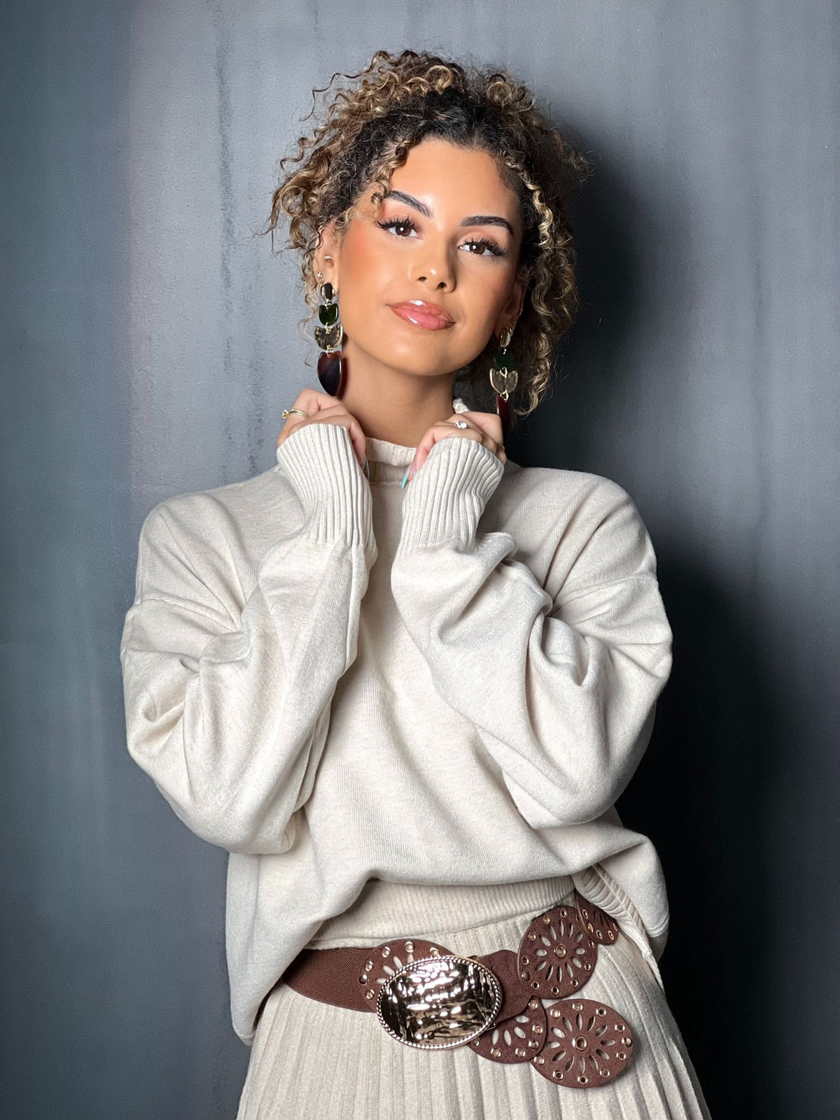 Pull beige