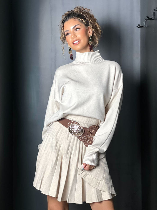 Jupe beige #111539