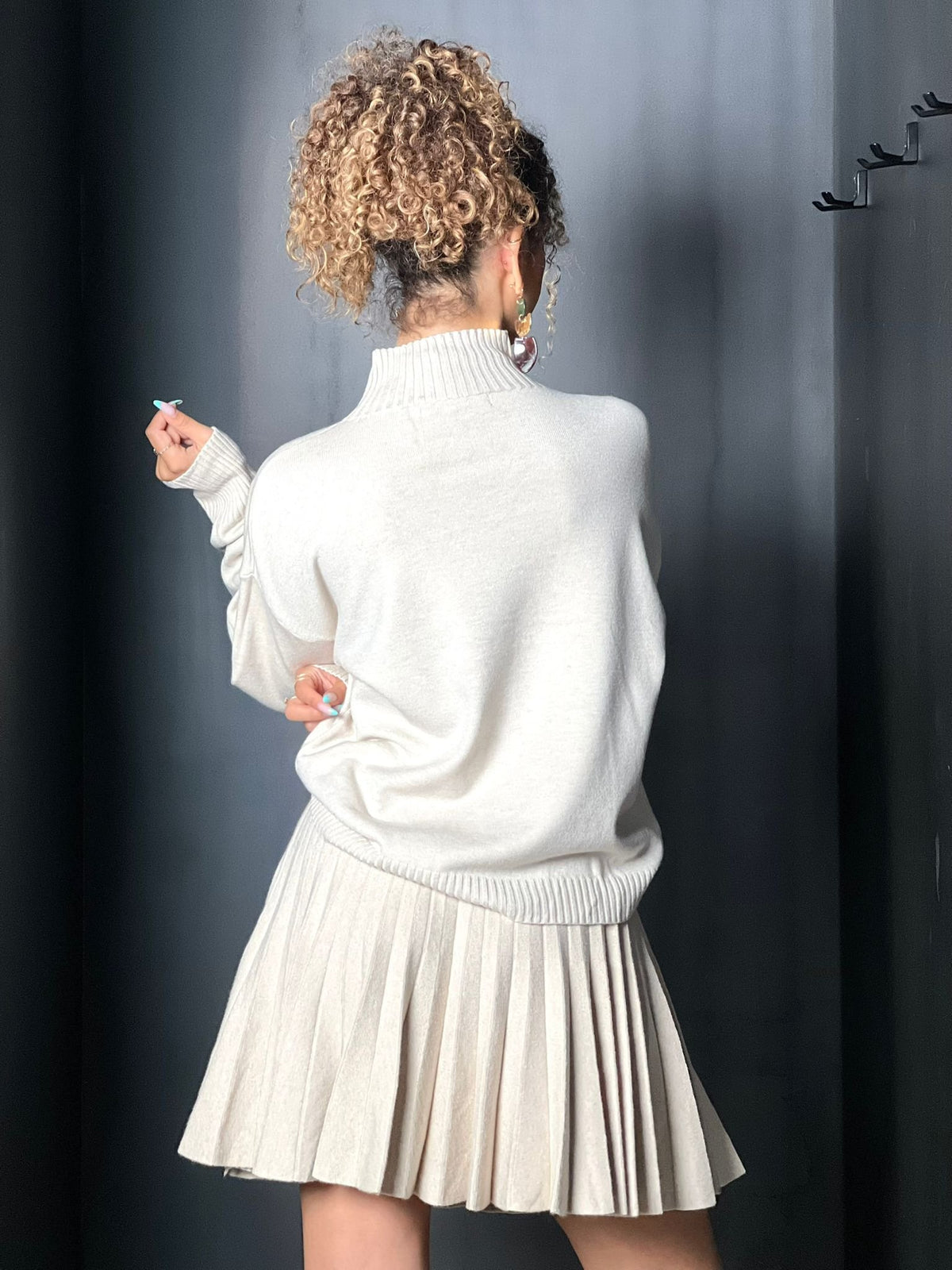 Jupe beige