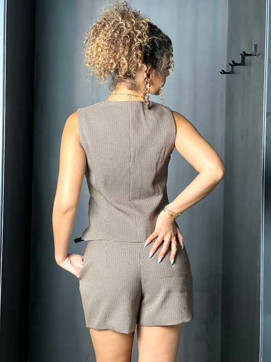 SHORT CAMILLE BORDEAUX