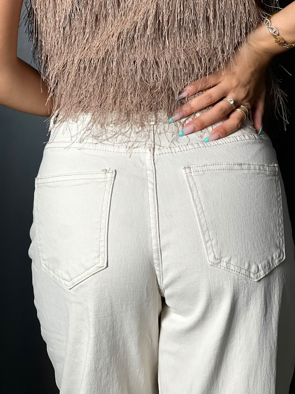 JEANS YASMINE BEIGE