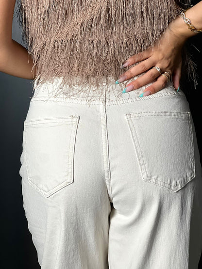 JEANS YASMINE BEIGE