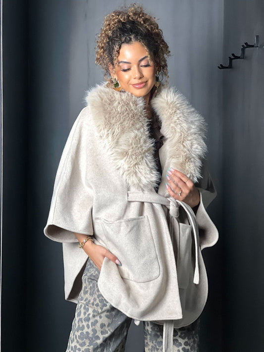 CAPE KIARA BEIGE #111479