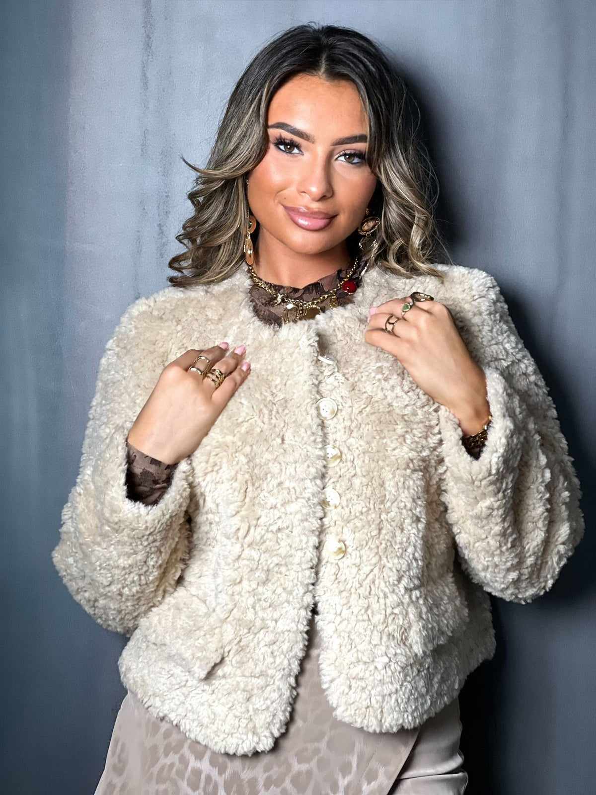 VESTE MELI BEIGE