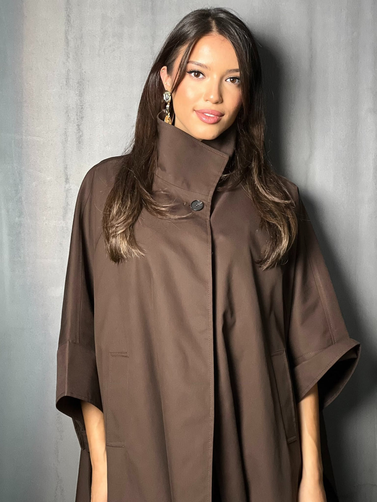 Longue veste choco