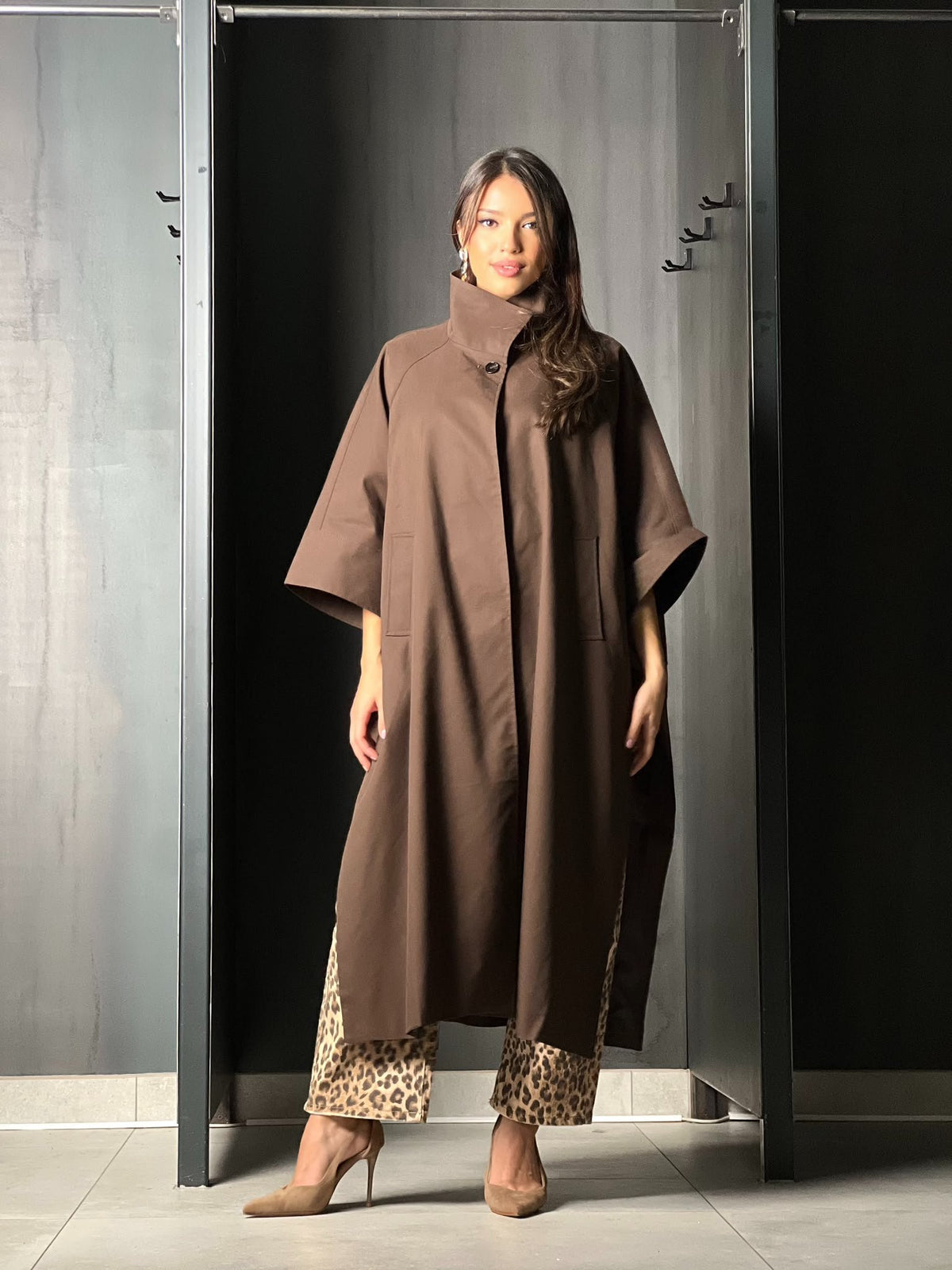 Longue veste choco