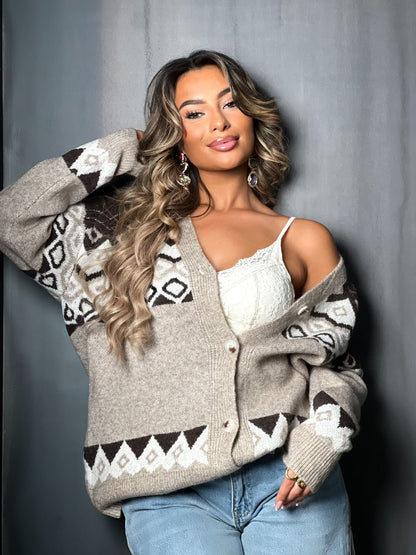 Gilet choco à motif #111459