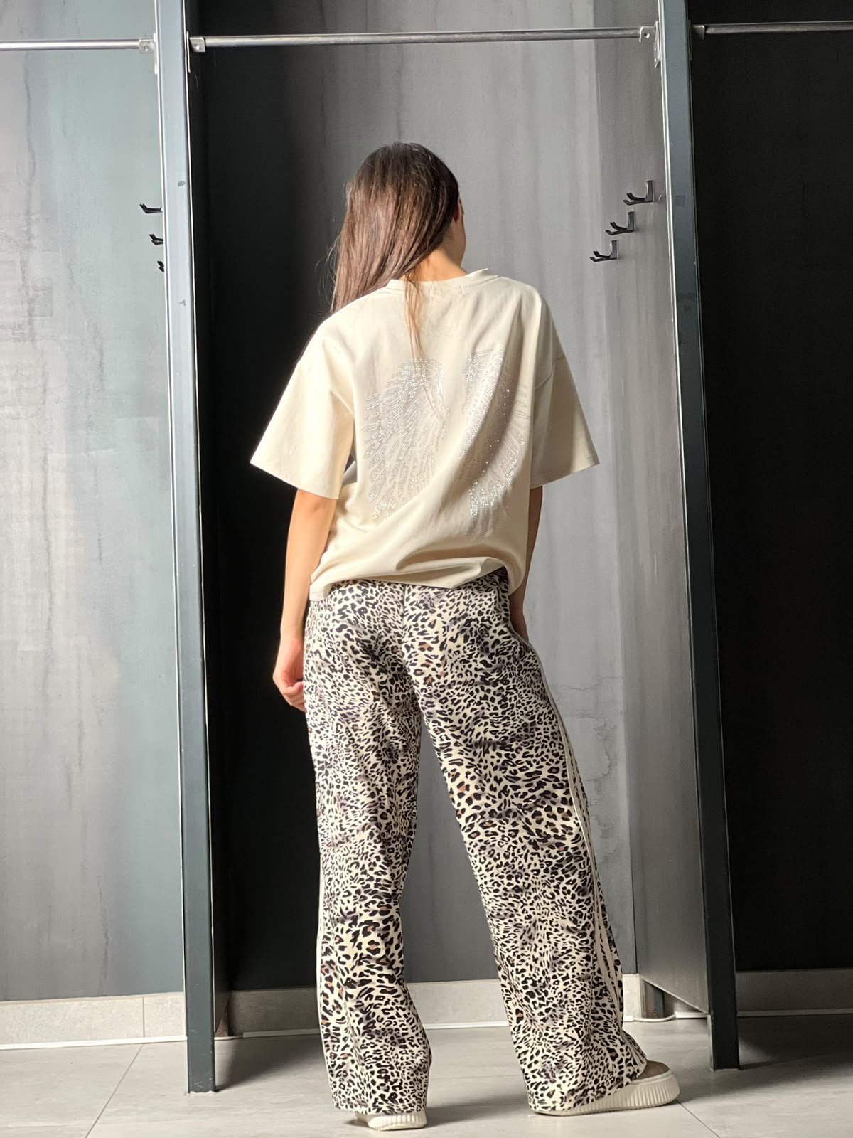 JOYNA 08026 BAS LEOPARD NOIR