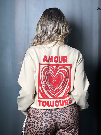 Sweat AMOUR beige