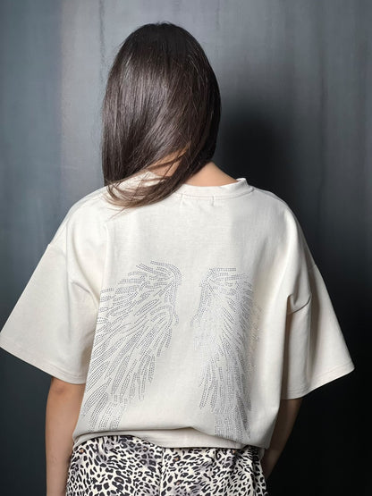 T-shirt beige ANGEL