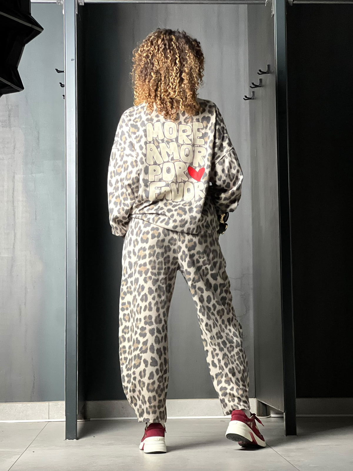 Jogging leopard