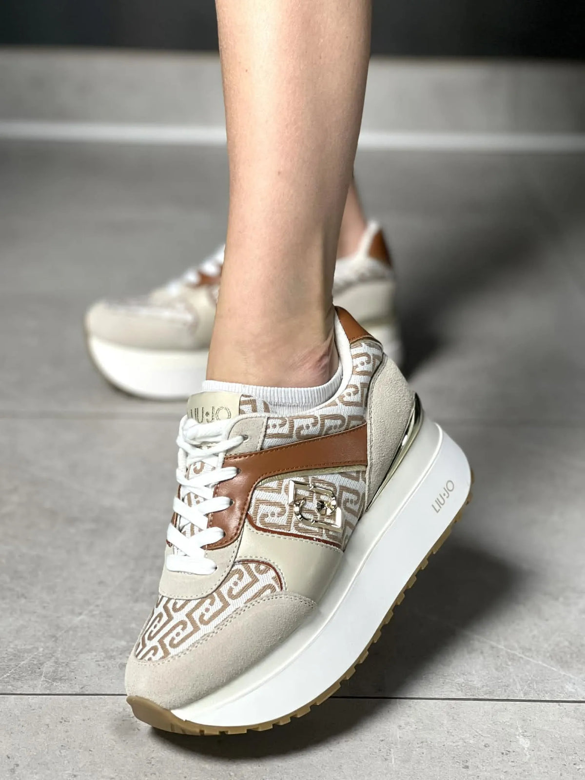 Basket Kiu Jo camel
