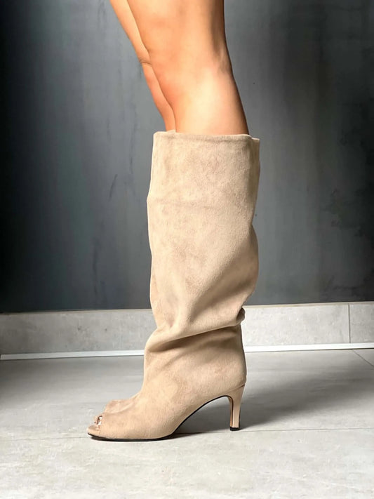Bottes beige