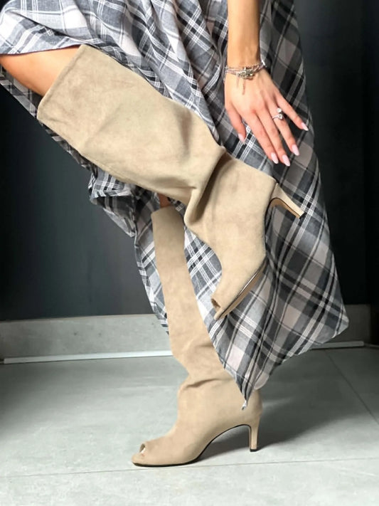 Bottes beige