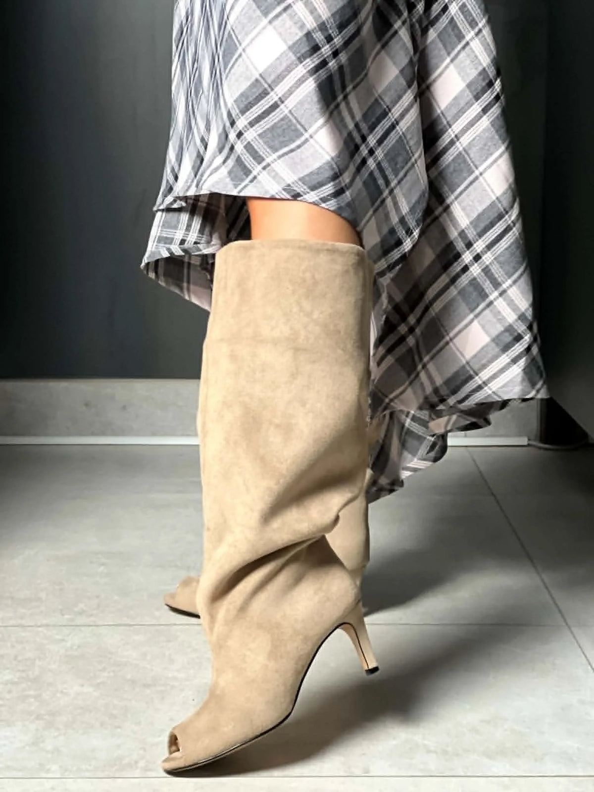 Bottes beige