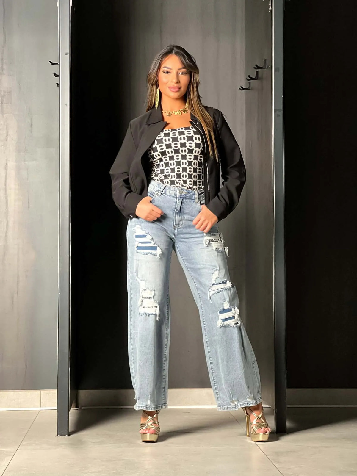 Jeans déchirée