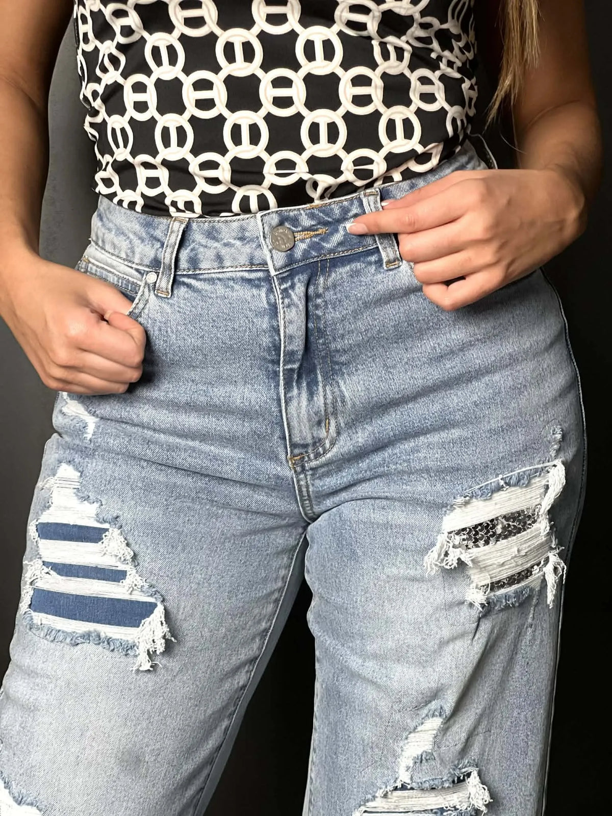 Jeans déchirée