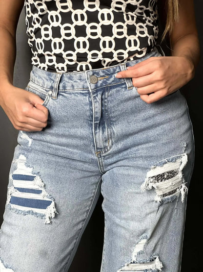 Jeans déchirée
