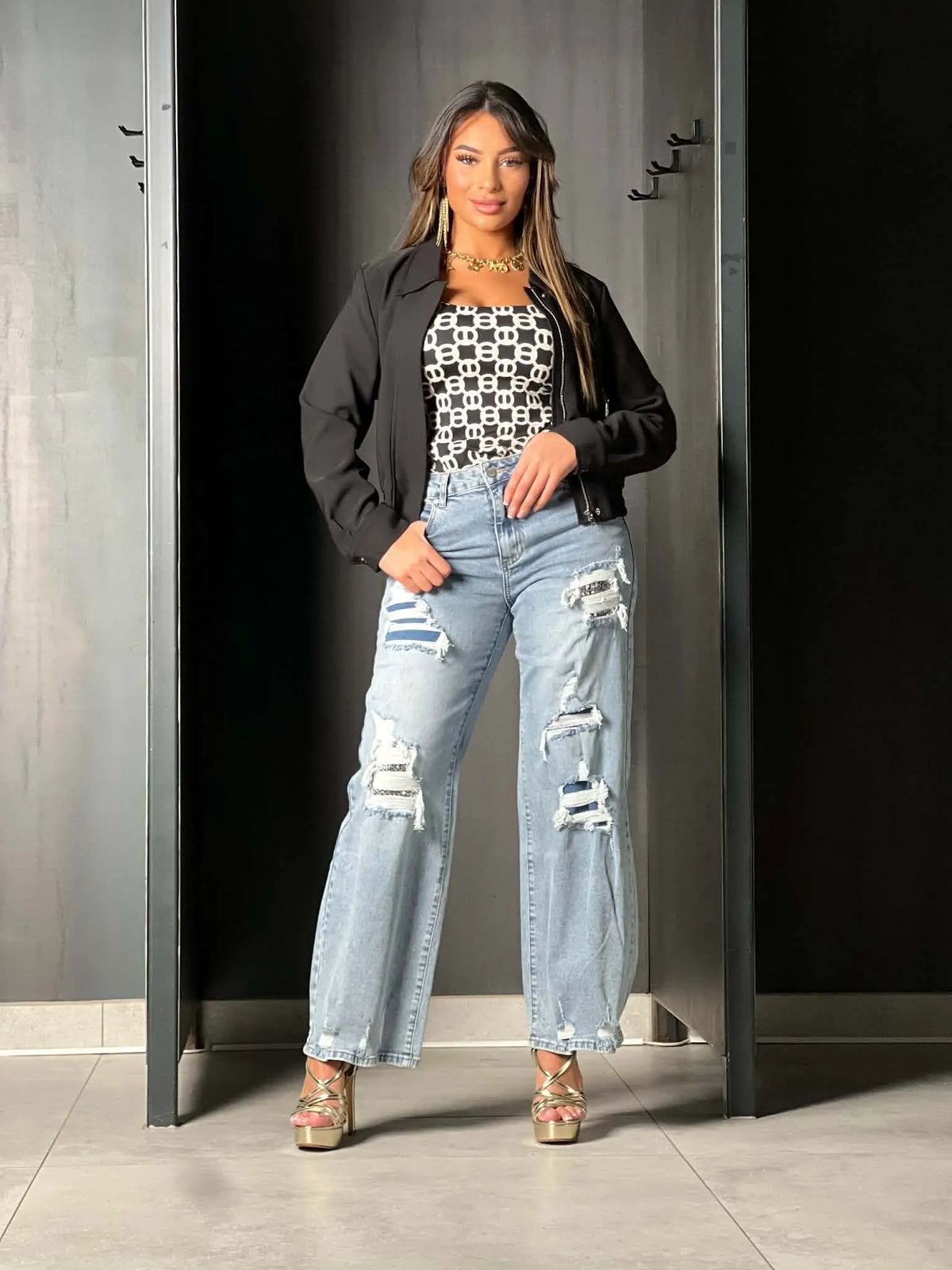 Jeans déchirée