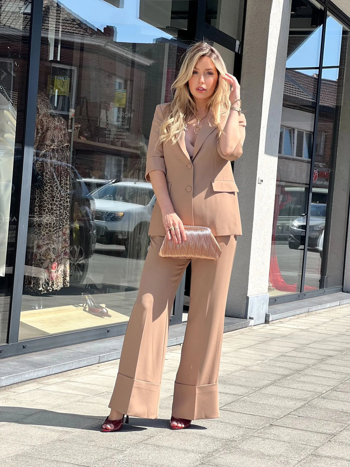 Pantalon camel IMPERIAL