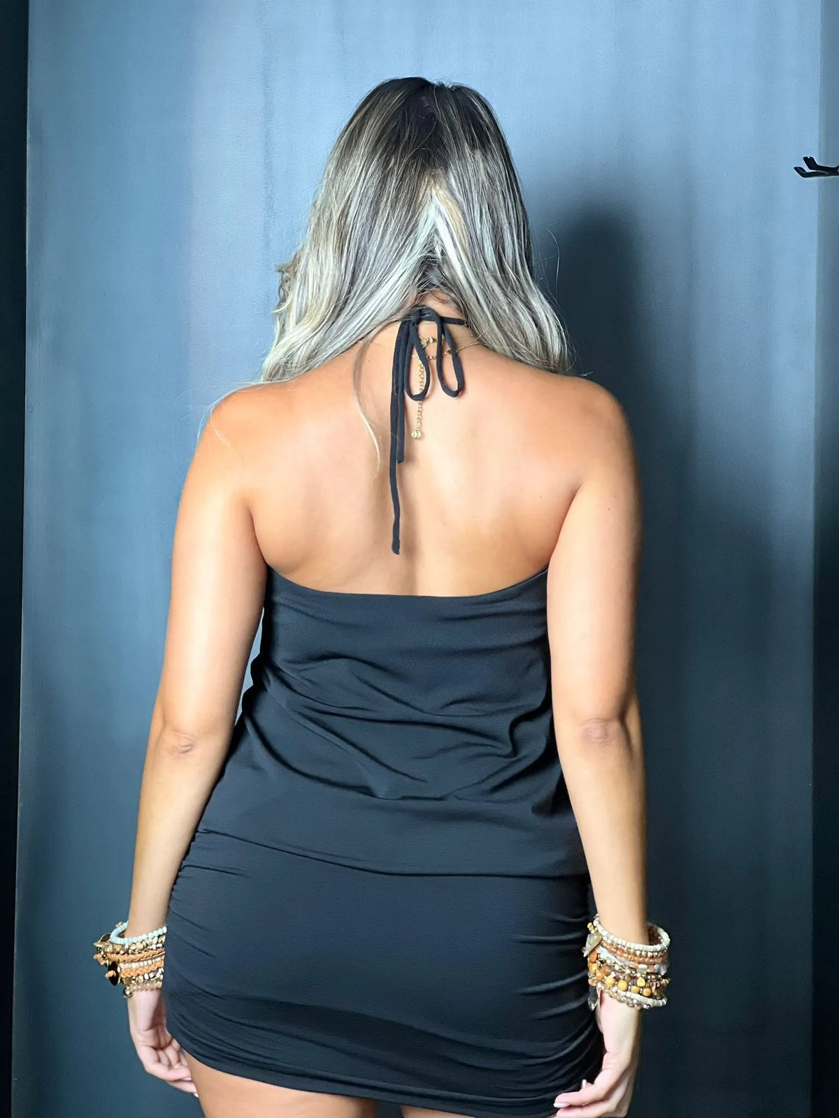 Robe courte noir