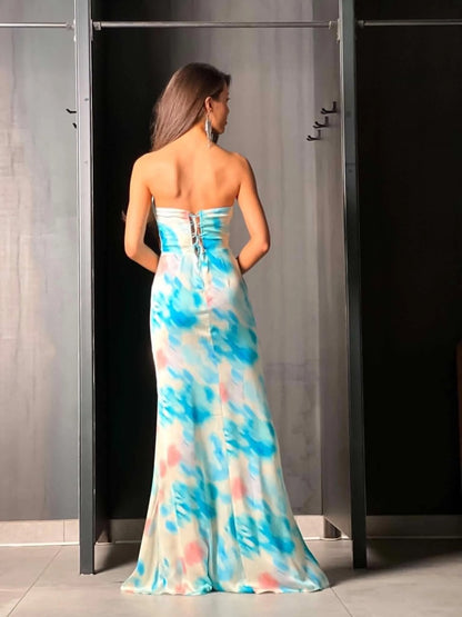 ROBE MARIE BLEU