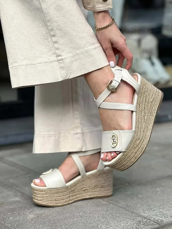 Sandale plateform LIU JO beige