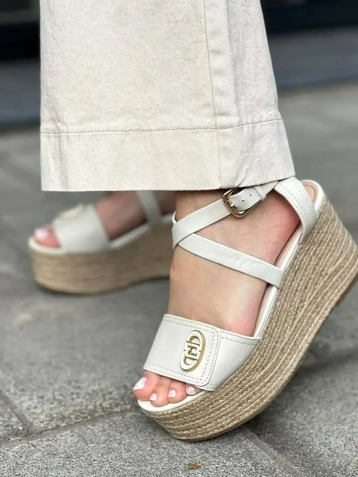 Sandale plateform LIU JO beige