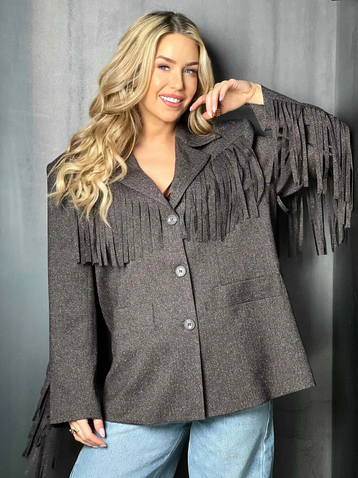 Veste à franges IMPERIAL